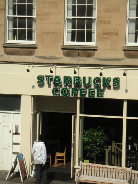 A StarBucks coffee shop opened